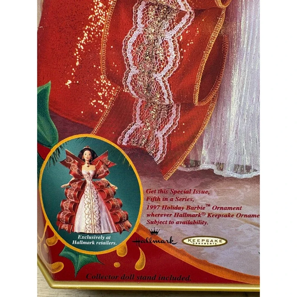 1997 Happy Holidays Barbie Special Edition 10Th Anniversary
